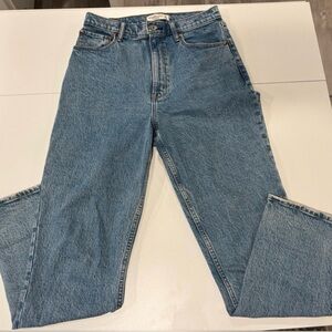 Abercrombie and Fitch curve love 90s straight ultra high rise